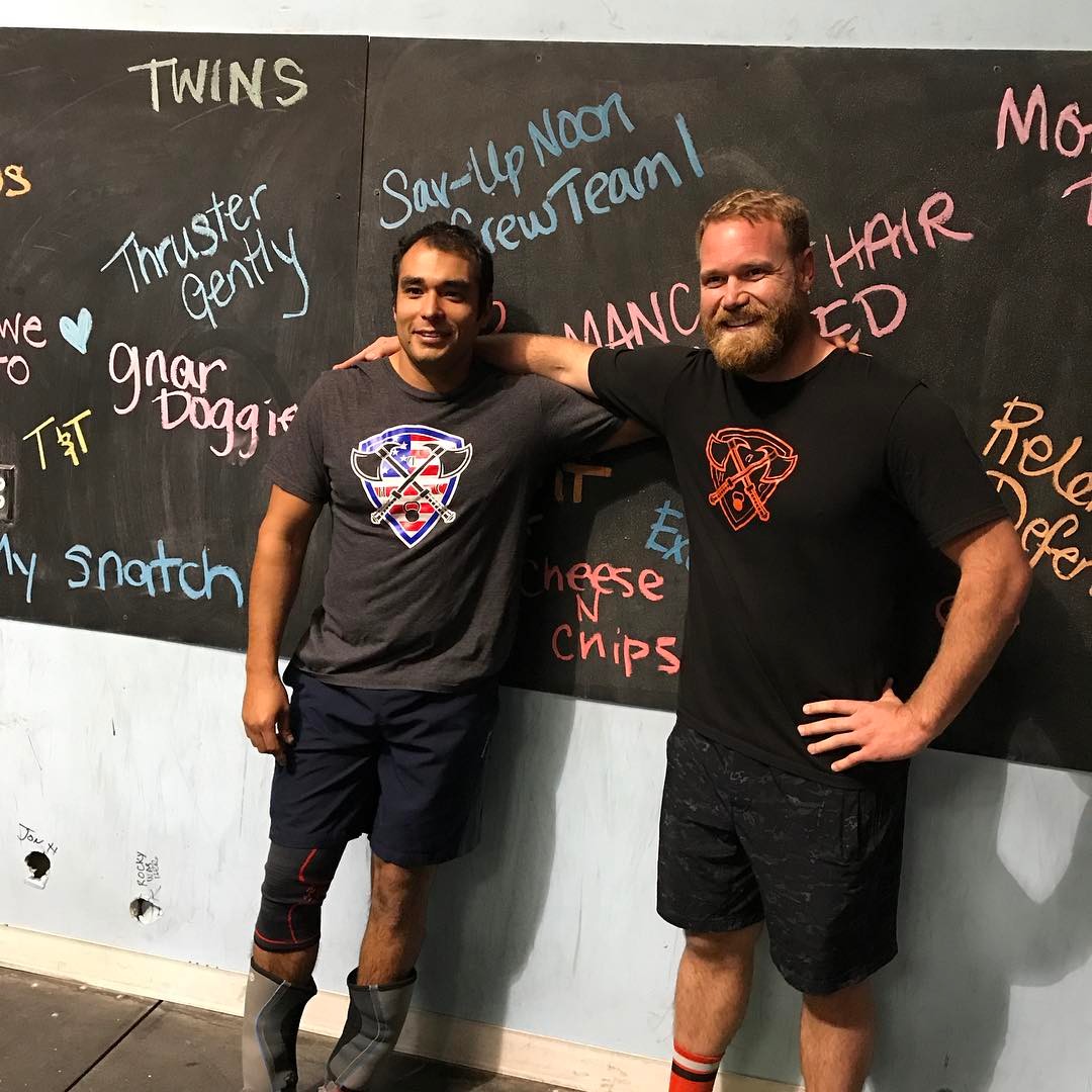 Cutest couple award goes to these two!! Adorbs…. #hiddenalleycrossfit #HAC #hacfam #chipsandcheese