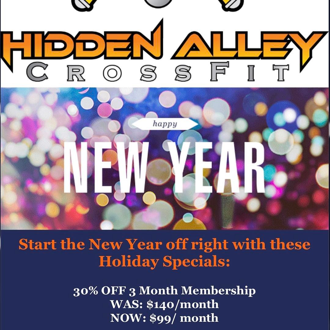 NEW YEAR SPECIALS FOR SALE FROM NOW TILL JAN. 6th!
3 month Membership – 30% off ($99 per month)
10 class package – 35% off ($100)

Start your year with a change to your fitness! New year, new challenges, new body