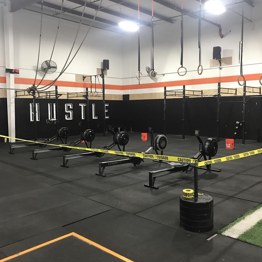 3.2.1. GO! And the is off to a start! Pumped for tonight’s here @hidden_alley_crossfit! Come out, watch the competitors rumble, drink a beer and eat some tacos