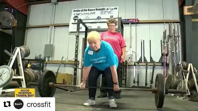 Live longer. Lift weights @crossfit
・・・
Edith Traina is the star of @crossfit_jaguar, where she lifts weights to build muscle and improve her mental and physical health.
–
Link to story by Sean Daly of ABC Action News WFTS Tampa Bay in today’s story