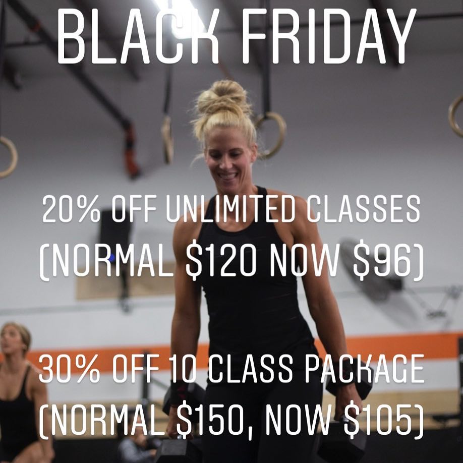 Don’t miss your chance on huge savings! You’ve been thinking about trying CrossFit, now is your chance to do it for a great price! DM for details