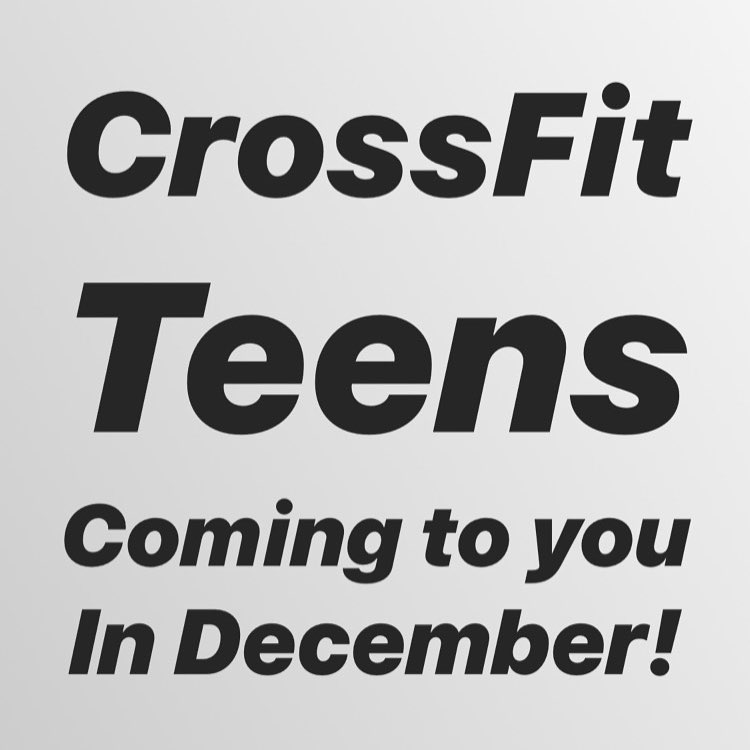 EXCITED TO ANNOUNCE, CROSSFIT TEENS WILL BE ADDED TO OUR SCHEDULE @hidden_alley_crossfit! Ages 13-16, all fitness leveled welcomed and encouraged! This program will teach the fundamental patterns of functional fitness, the proper form, safety in the gym, and the importance of fitness!! For those who are interested about hearing more DM for details