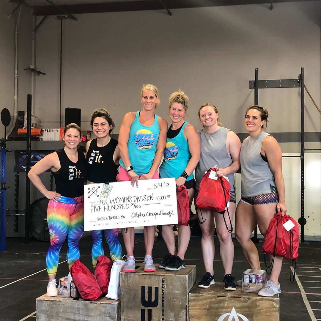 @tacos_and_ta_kill_ya was a success! Awesome turn out today, and our 5 teams did AWESOME! @anniemarshall & @mrsjrodriguez (mother thrusters) placed 1ST in the women’s RX, and we had two teams in women’s scaled that made it to the final 5! Great job competitors!!! I’m so proud of all of you for getting out of your comfort zone and showing the valley who you are! Also, Thanks to all of the spectators who cheered the teams on, BBQ’d, and drank beers! That’s how a Saturday should be spent! @mariahkiiing @justine_taylor16 @mrsmintiki @shelbyreich @loveharperandcruz @casie_kent @_guille_yvette_ @kellenemcmillen