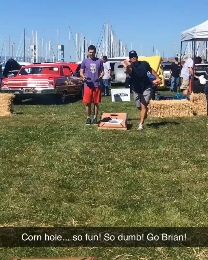 College baseball > chiropractor > business owner > father > semi professional cornhole player. What doesn’t @brianherline do well?? @hidden_alley_crossfit member Brian (5AM) is currently tied for first place in this sanctioned cornhole tournament. We’ll keep you posted with his final standings