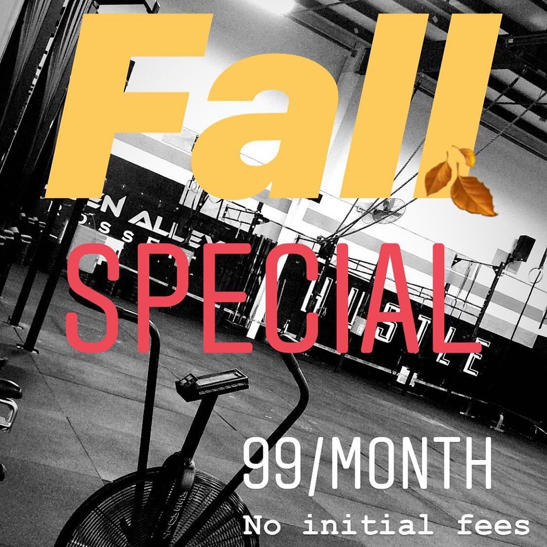 ?FALL SPECIAL ?
The summer has come and gone. Now it’s time to get back into shape for next summer!!! This offer is valid through October