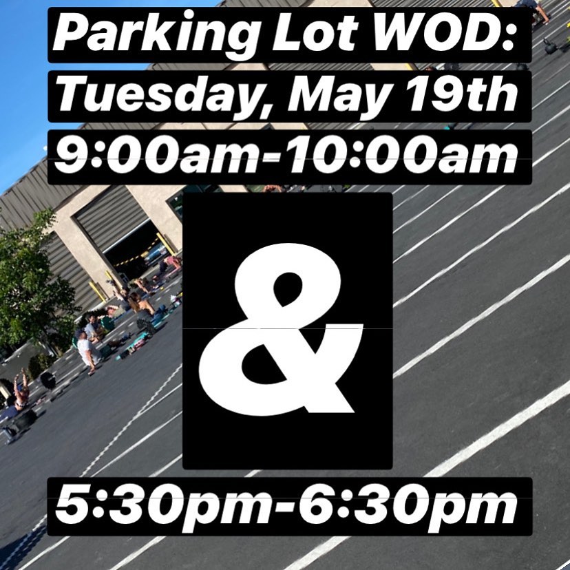 Back at it! Meet us @hidden_alley_crossfit parking lot for a WOD with the

Two sessions: 
9:00-10:00am with @giovannipodesto &
5:30-6:30pm with @mariahkiiing •
Workout will be posted tonight. You’ll need a barbell